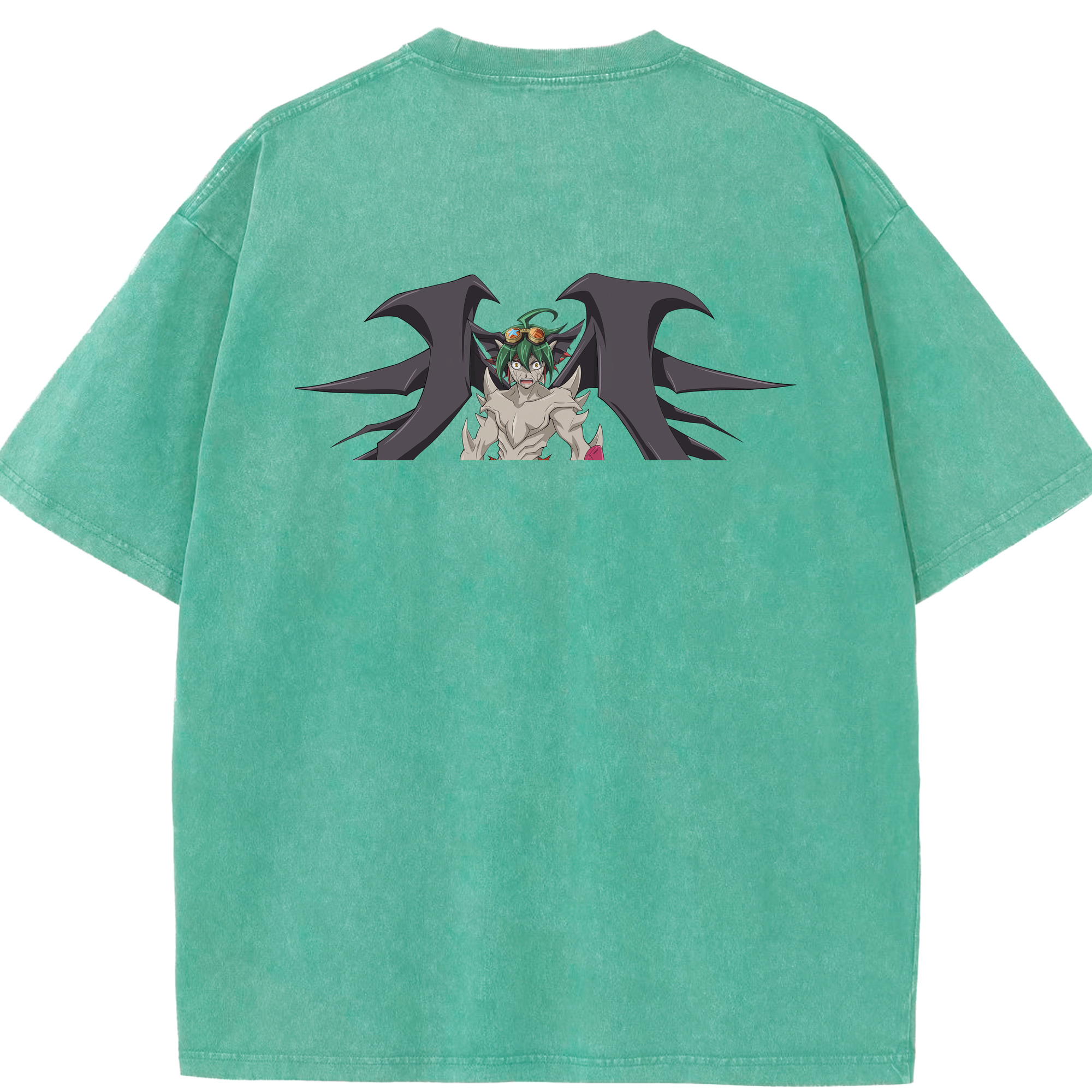 （画像用） 遊☆戯☆王 Yu-Gi-Oh! 綿100% ヴィンテージ風 半袖Tシャツ（背面プリント）